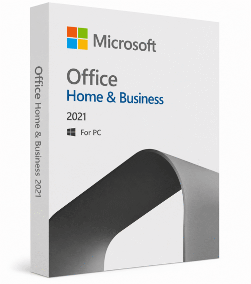 Microsoft Office 2021 Home Business PC Product Box Microsoft Office 2021 Home Business PC license key