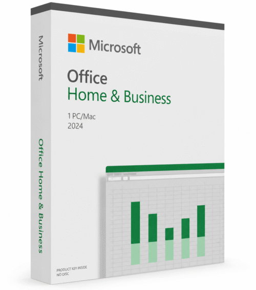 Microsoft Office 2024 Home & Business PC Product Box Microsoft Office 2024 Home Business PC license key