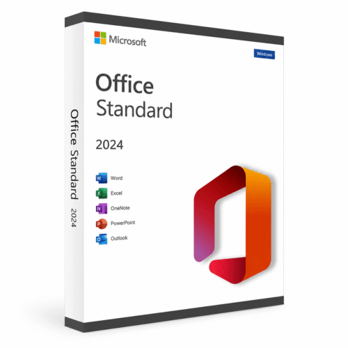 Microsoft Office 2024 Standard PC Product Box Microsoft Office 2024 Standard license key for PC