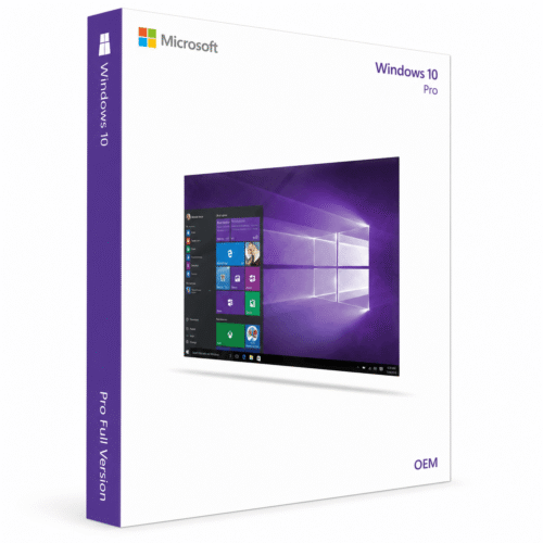 Microsoft Windows 10 Pro OEM Product Box Microsoft Windows 10 Pro OEM license key for PC
