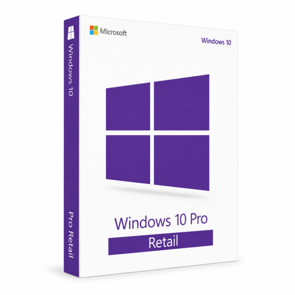 Windows 10 Pro Retail Key product box