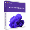 Microsoft Windows 11 Enterprise Product Box Microsoft Windows 11 Enterprise license key for PC