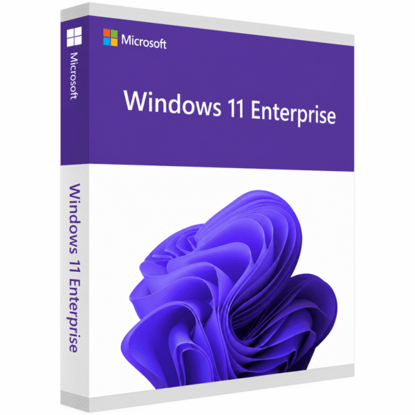 Microsoft Windows 11 Enterprise Product Box Microsoft Windows 11 Enterprise license key for PC