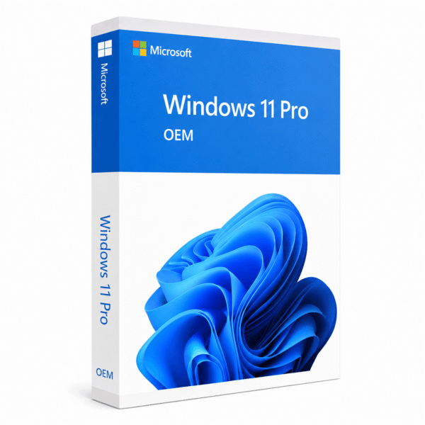 Microsoft Windows 11 Pro OEM Product Box Microsoft Windows 11 Pro OEM license key for PC