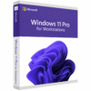 Microsoft Windows 11 Pro for Workstations Product Box Microsoft Windows 11 Pro for Workstations license key for PC