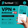 Surfshark One Antivirus VPN 1 Year Product Image Surfshark One Antivirus VPN 1 Year digital subscription